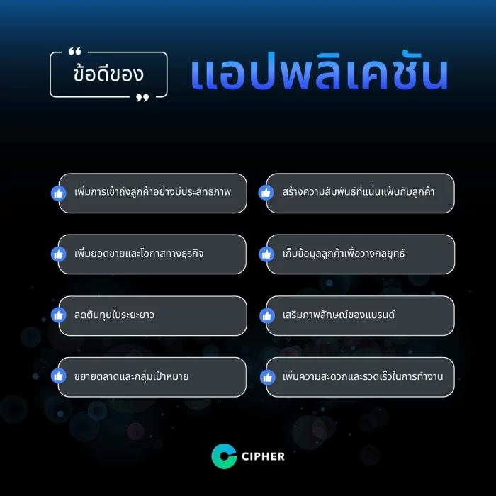 แอปพลิเคชันมือถือ มีข้อดีอย่างไรบ้าง?