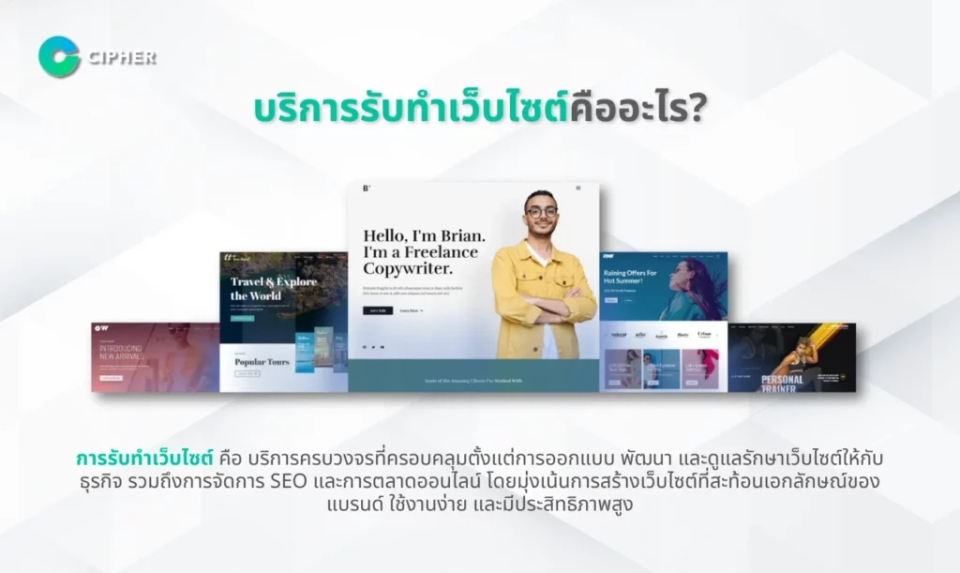 บริการรับทำเว็บไซต์คืออะไร