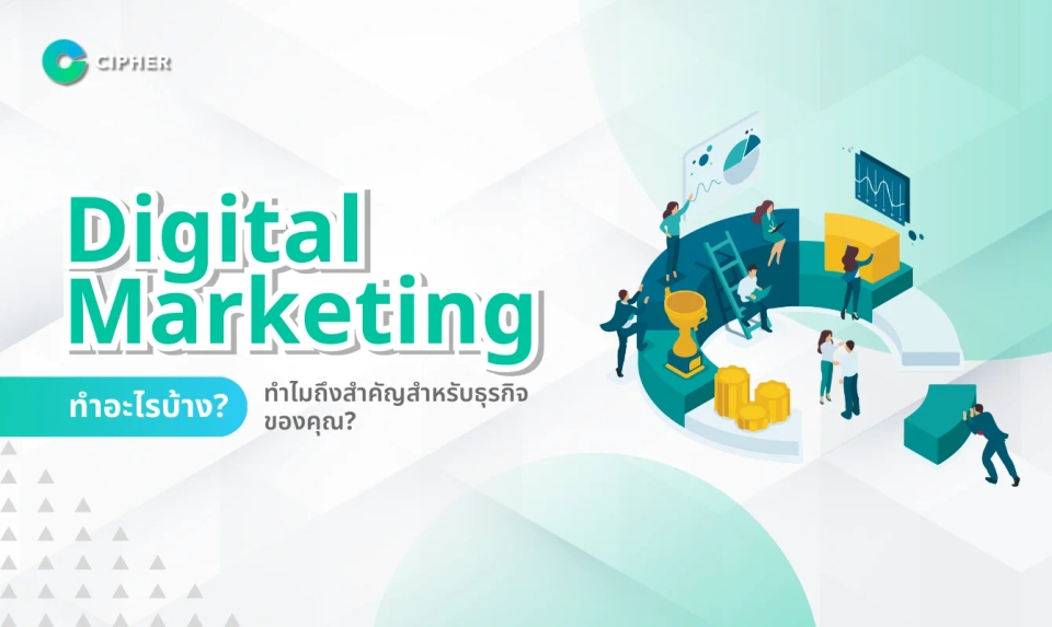 Digital Marketing ทำอะไรบ้าง? ทำไมถึงสำคัญกับธุรกิจของคุณ?