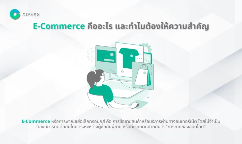 เครื่องมือ E-Commerce Listener - E-commerce คืออะไร