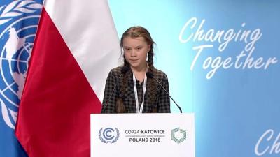 15 year old's powerful message on climate change