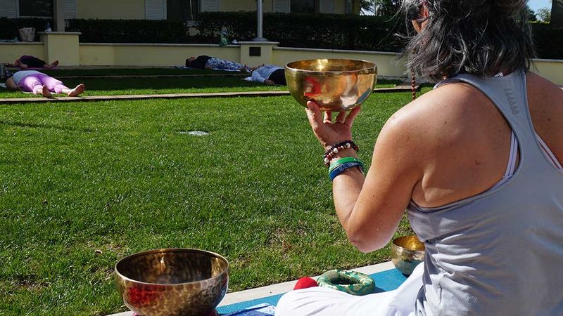 Yoga at the Library will resume on October 7, 2022