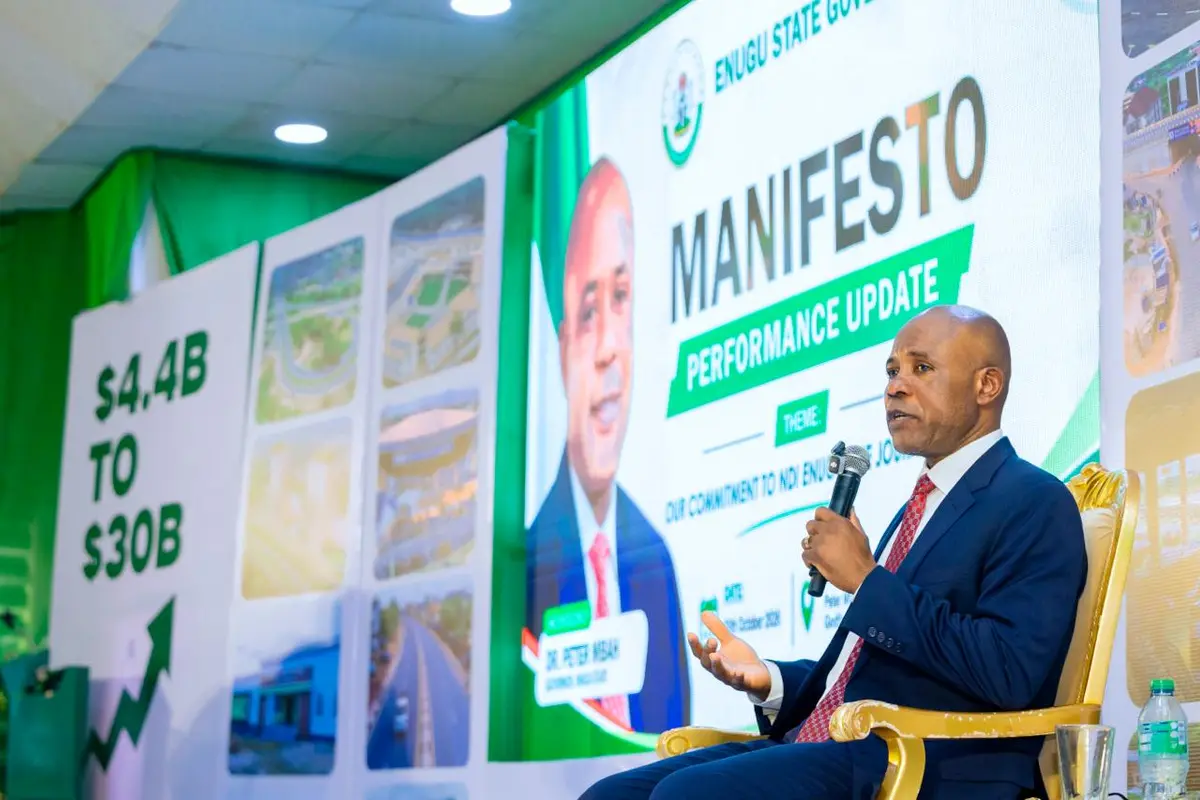 Gov Mbah Presents Manifesto Scorecard, Says Enugu Has Regained Confidence