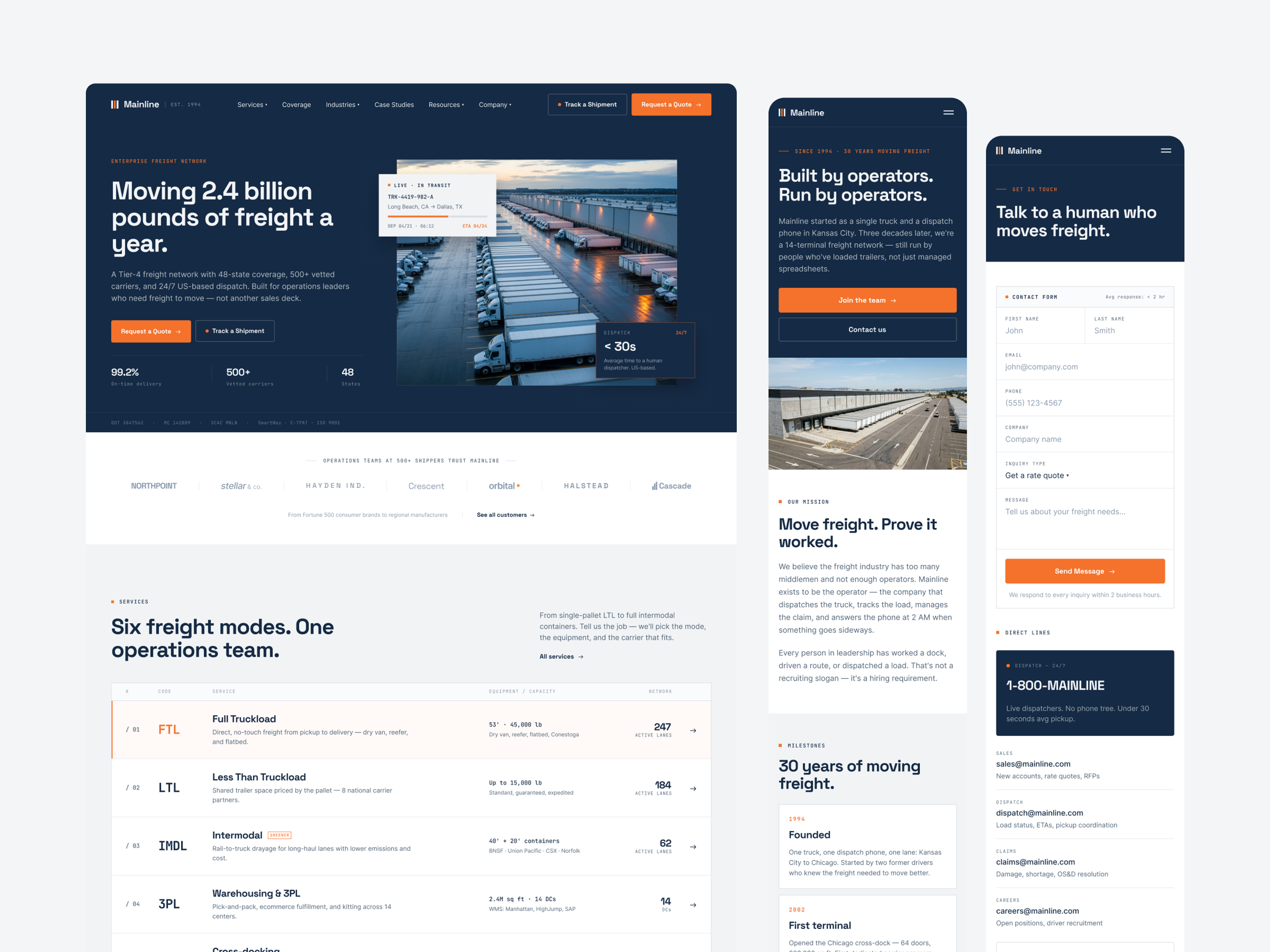 Mainline page design 1