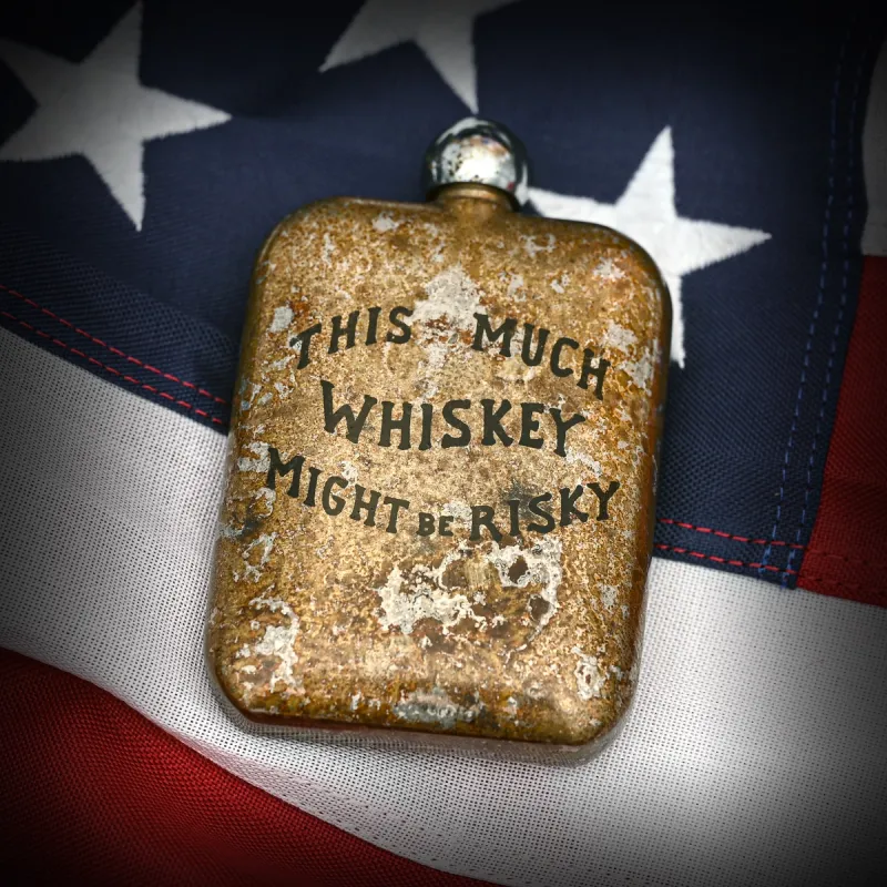 Vintage Whiskey Flask