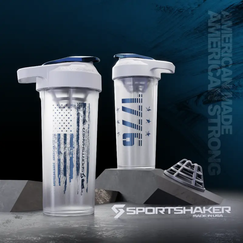 Buy 1776 Frosted White Sport Shaker Bottle - Freedom Fatigues