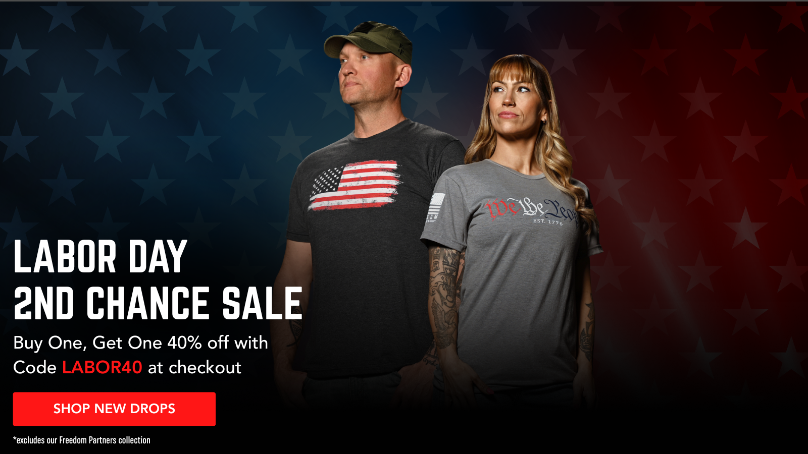 Labor Day 2nd Chance Sale - BOGO 40 - Code LABOR40