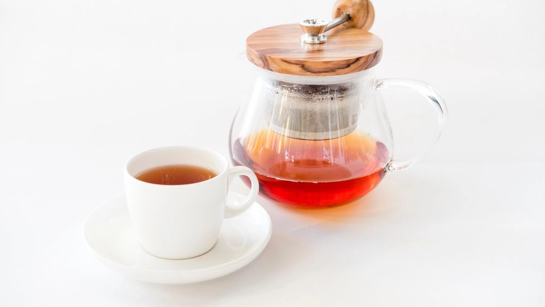 Tea cup and tea steeper