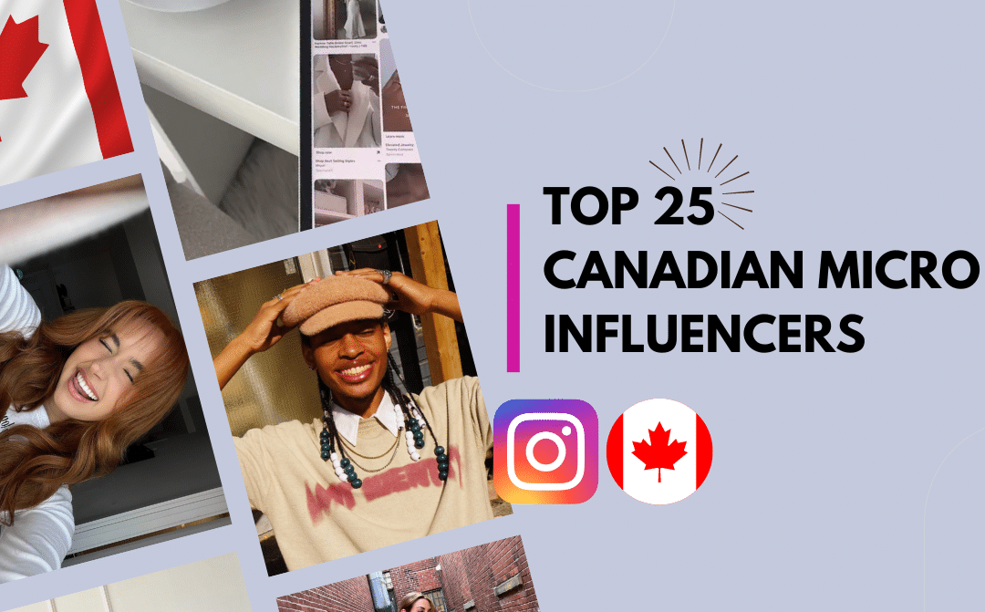 Os 25 melhores micro influenciadores do Canadá