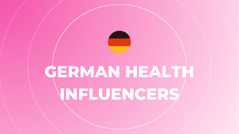 German Health Influencers