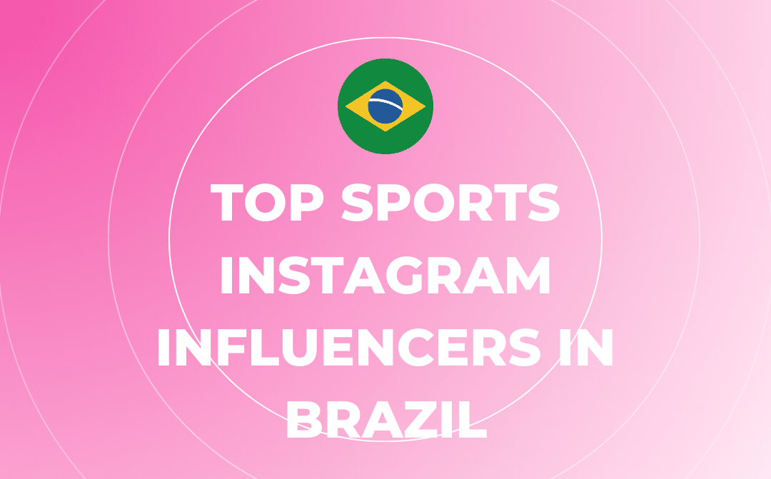 Principais influenciadores esportivos do Instagram no Brasil.