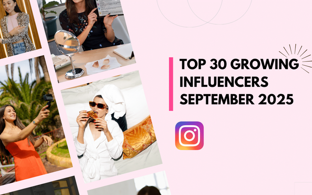 Creadores que más crecen en septiembre 30