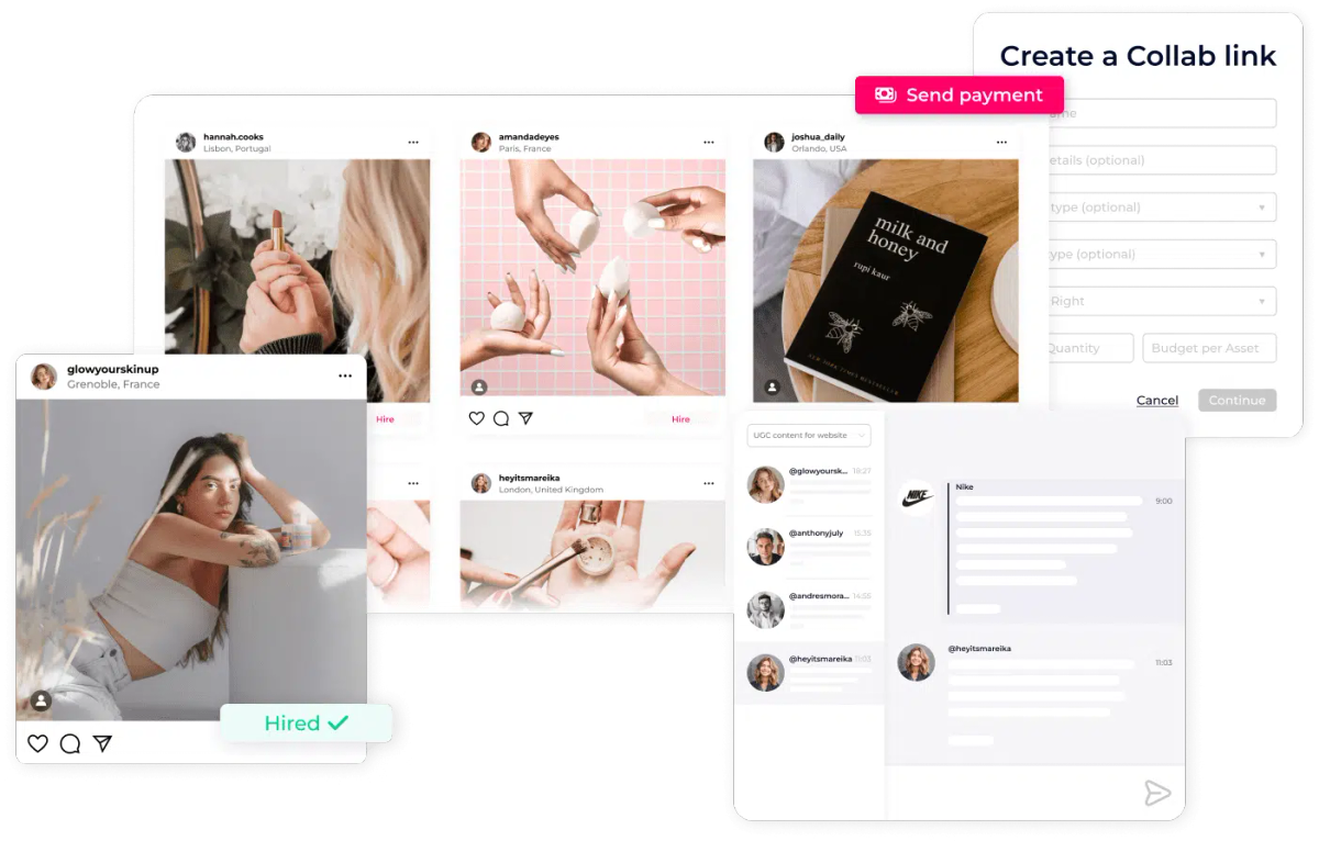 Guadagna come creator collaborando con i migliori brand.