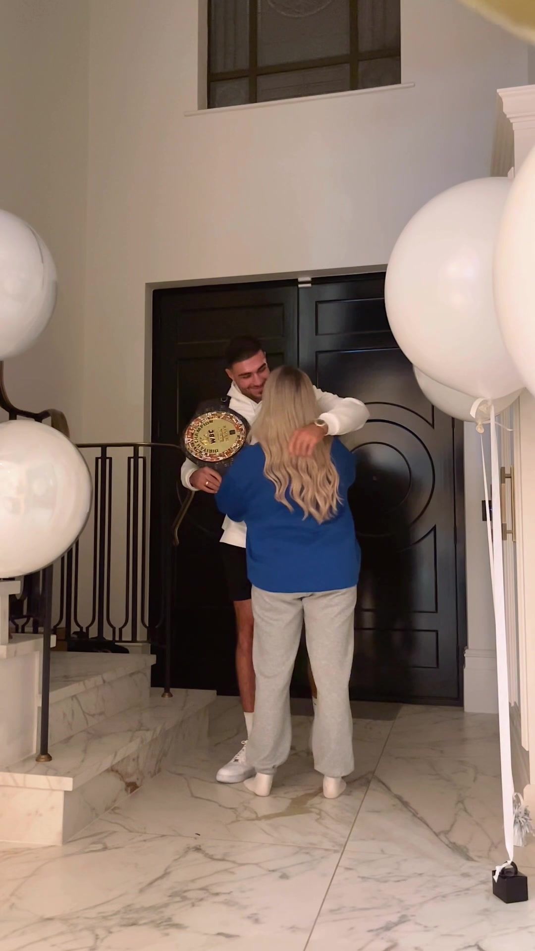 Molly-Mae Hague: My champ came home 🤍 #fyp
