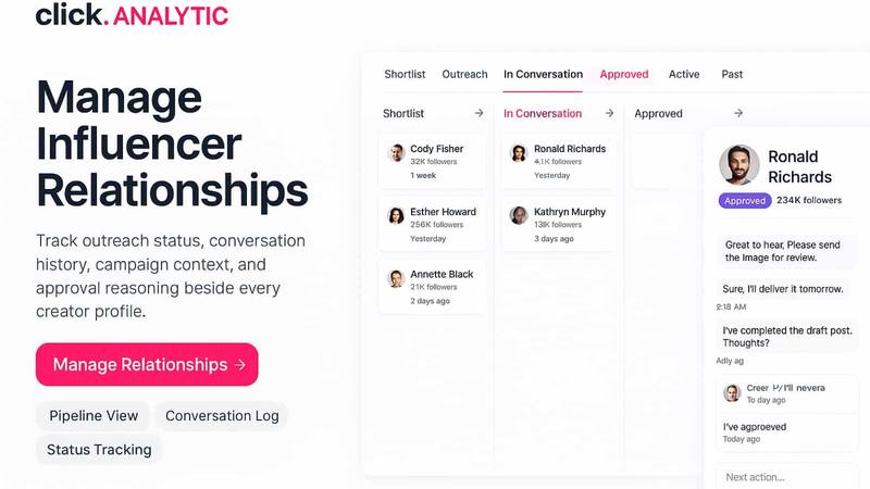 Influencer Relationship Management: One Workspace for Every Creator