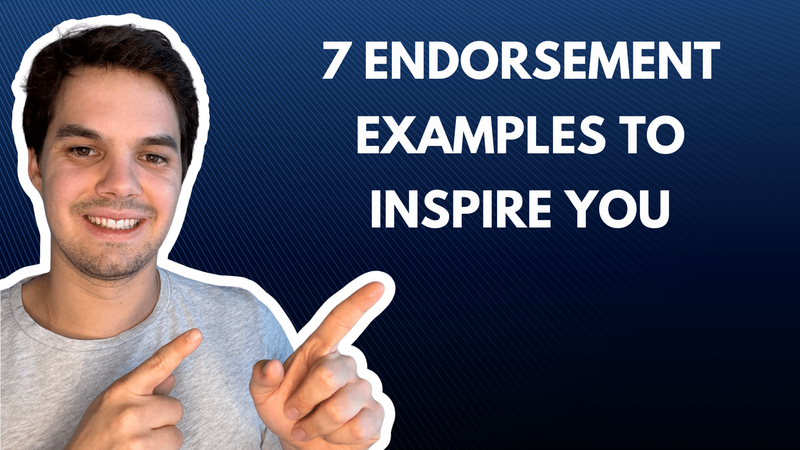 7 Endorsement examples to inspire you
