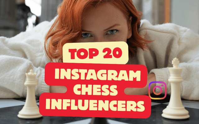 Top 20 des influenceurs d'échecs sur Instagram