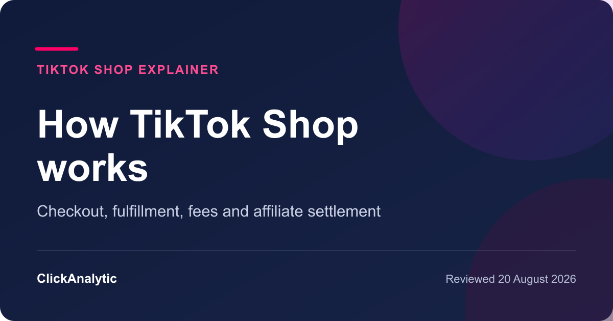 How TikTok Shop Works: Every Role, Every Step of the Sale