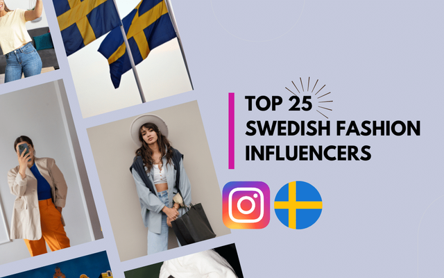Top 25 influenciadores de moda da Suécia