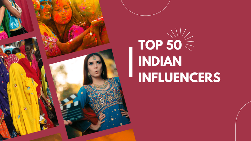 50 Top influencers in India