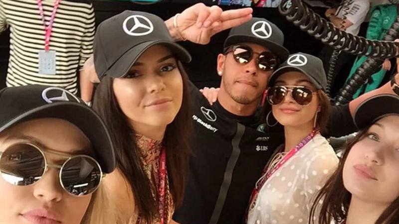 Kendall Jenner x Lewis Hamilton & Tommy Hilfiger