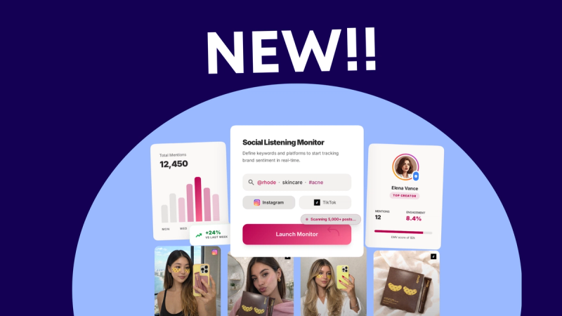 Social Listening is Now Live: Track Every Brand Mention on Instagram & TikTok