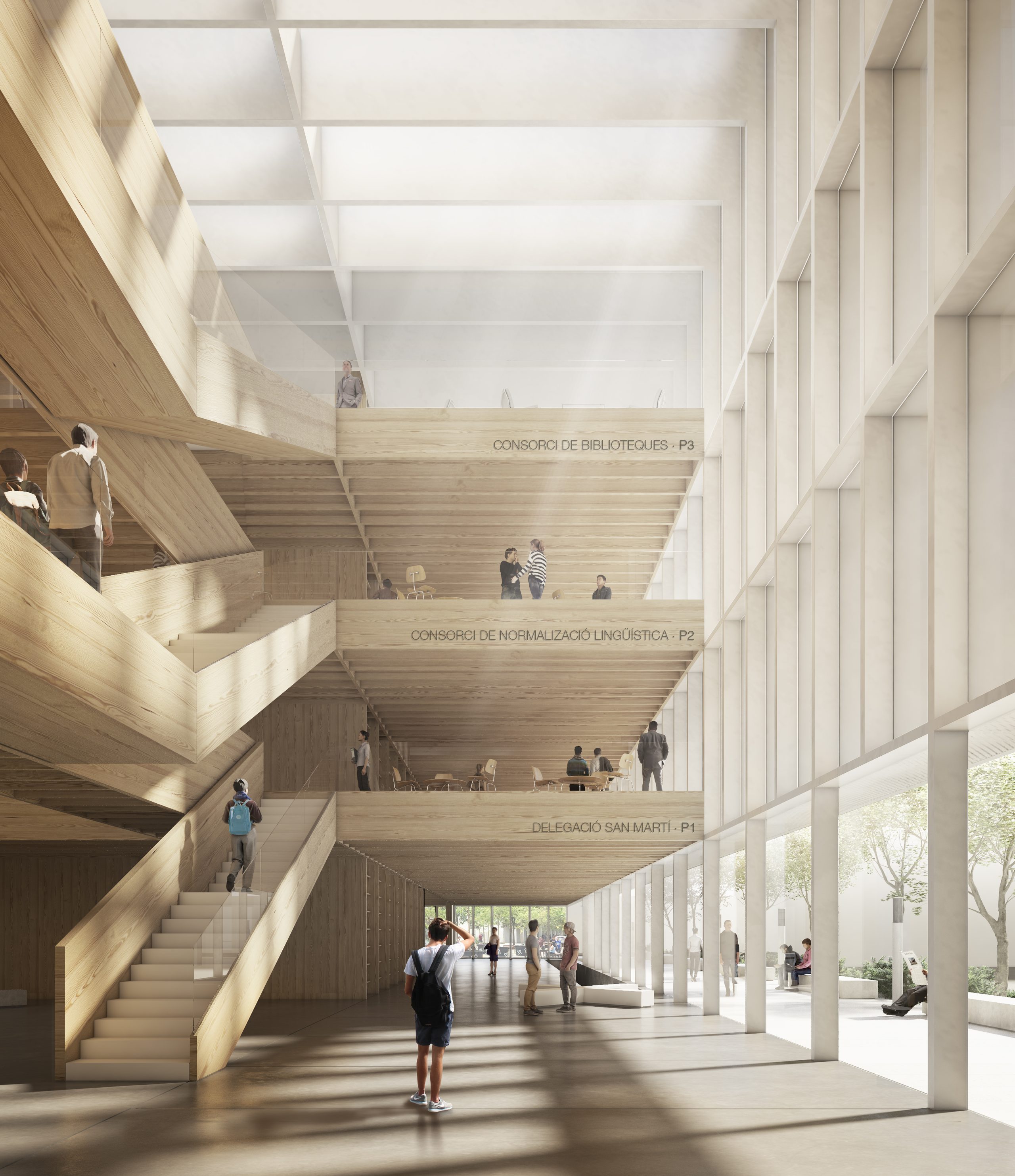 Kultural Center & Book Hub - 1st prize