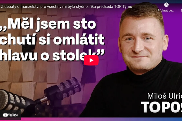 YouTuber Lukefry zpovídal předsedu Miloše Ulricha