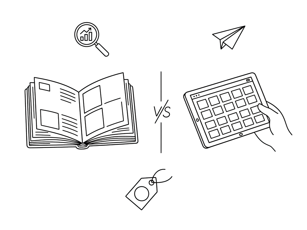 Tiskový vs. digitální katalog – co se vyplatí v roce 2026?