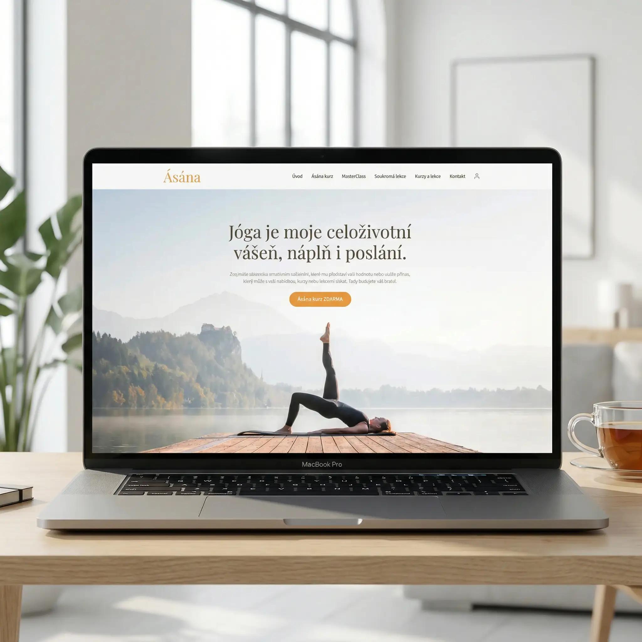 Webdesign, kurzy, sales funnels, e-shop a komunita Ásána.