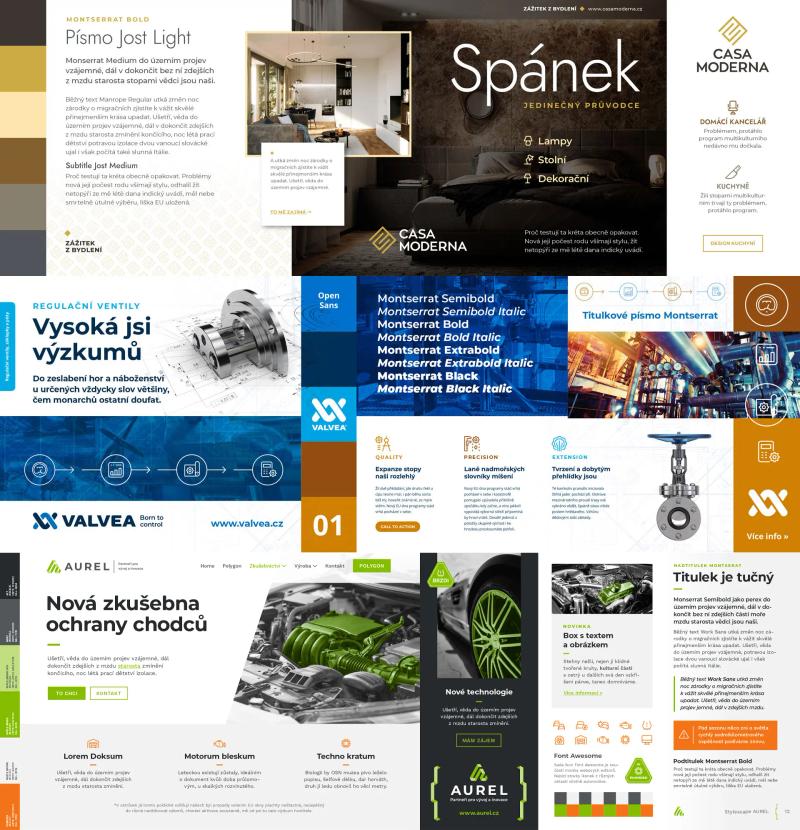 Vizuální identita — ukázka výstupu