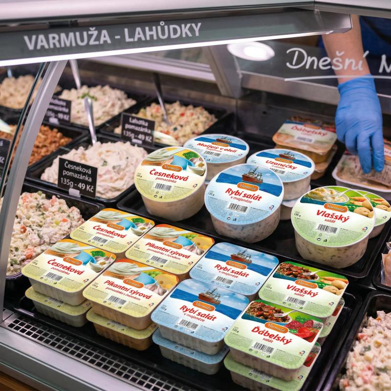 Etiketa a label design — ukázka výstupu