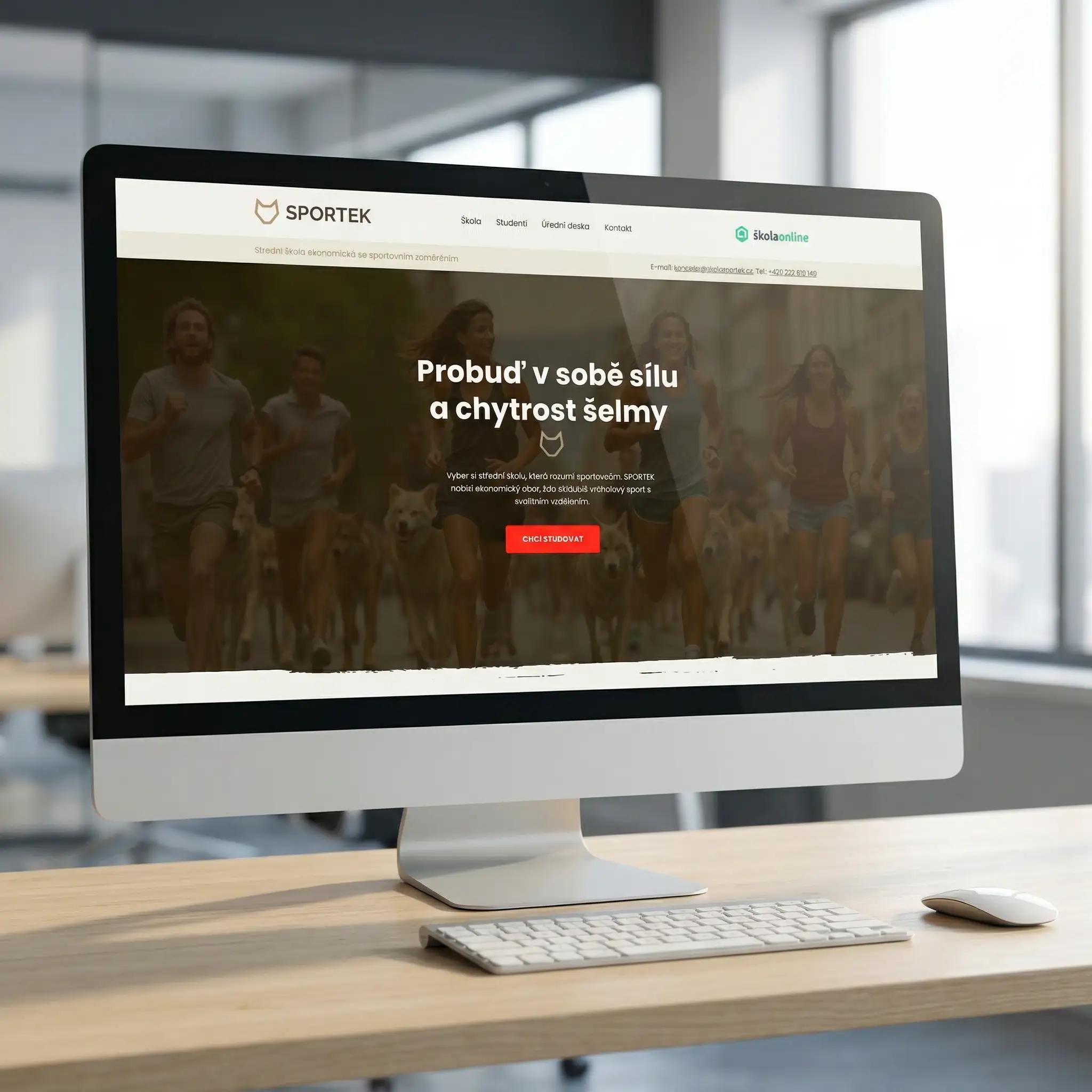 Webdesign škola SPORTEK.