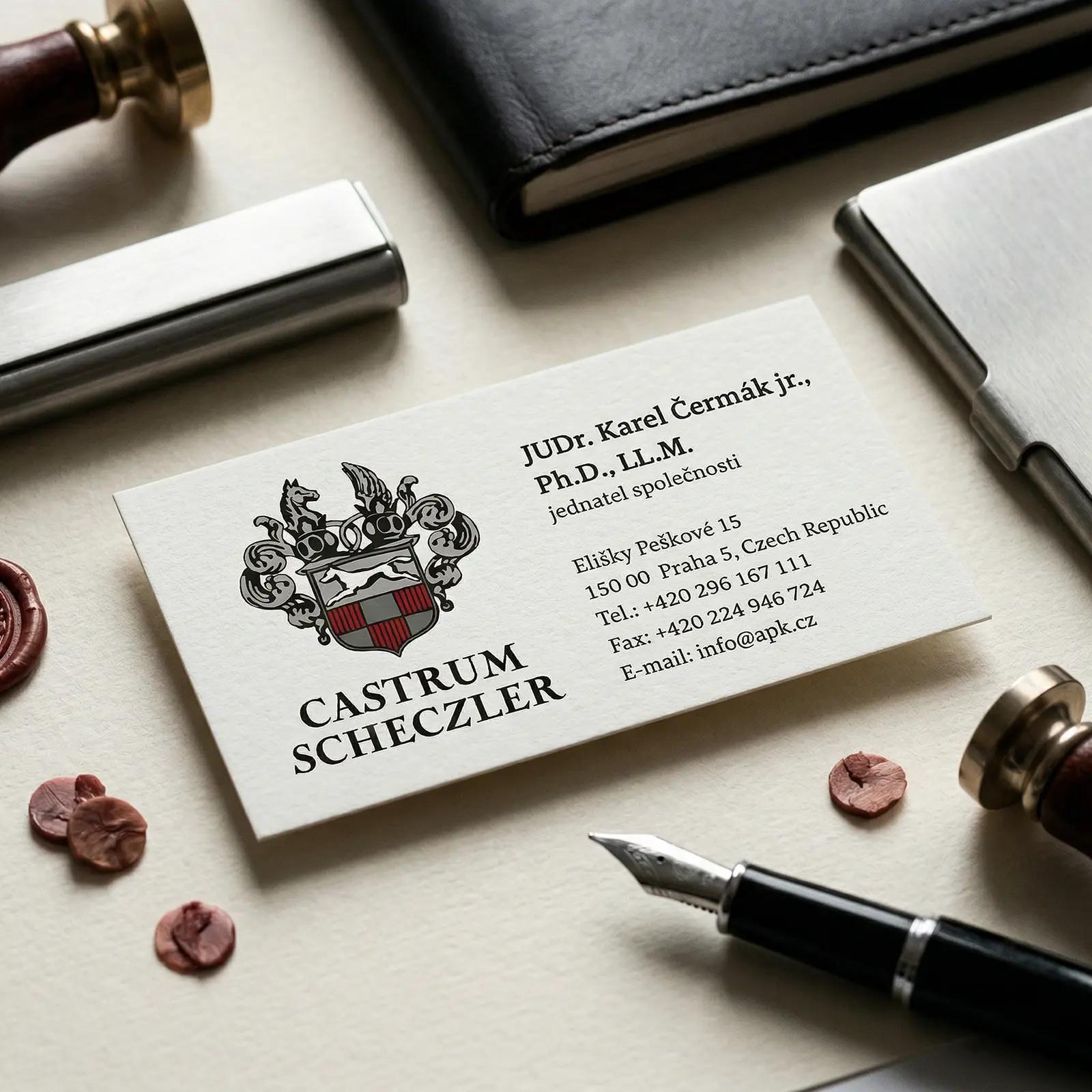 Castrum Scheczler Vizitka