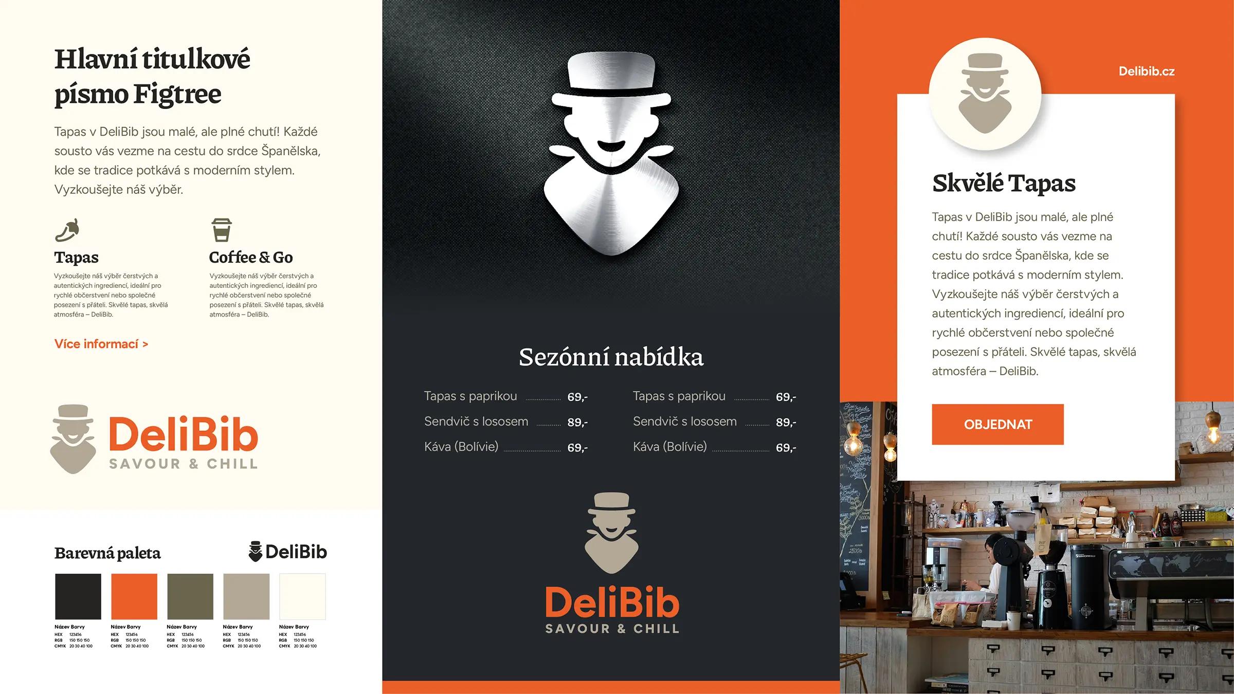 Brand board Delibib