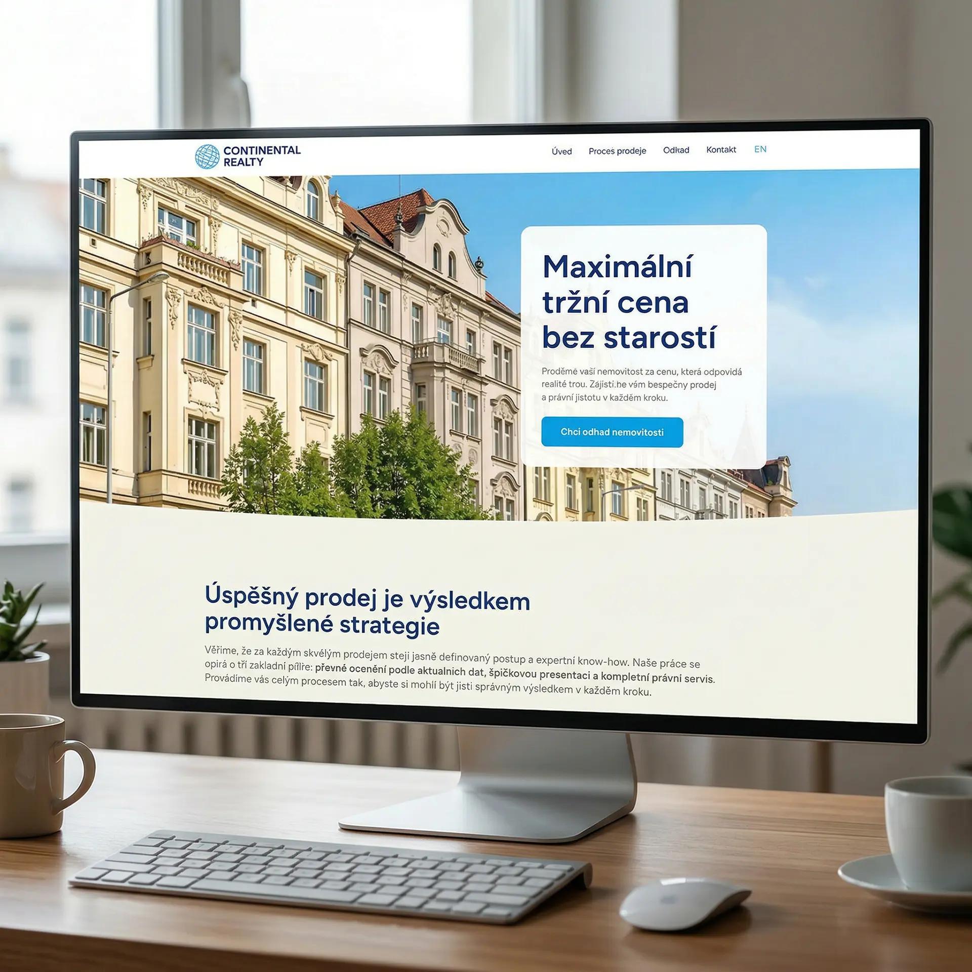 Ukázka loga pro Continental Realty s.r.o.
