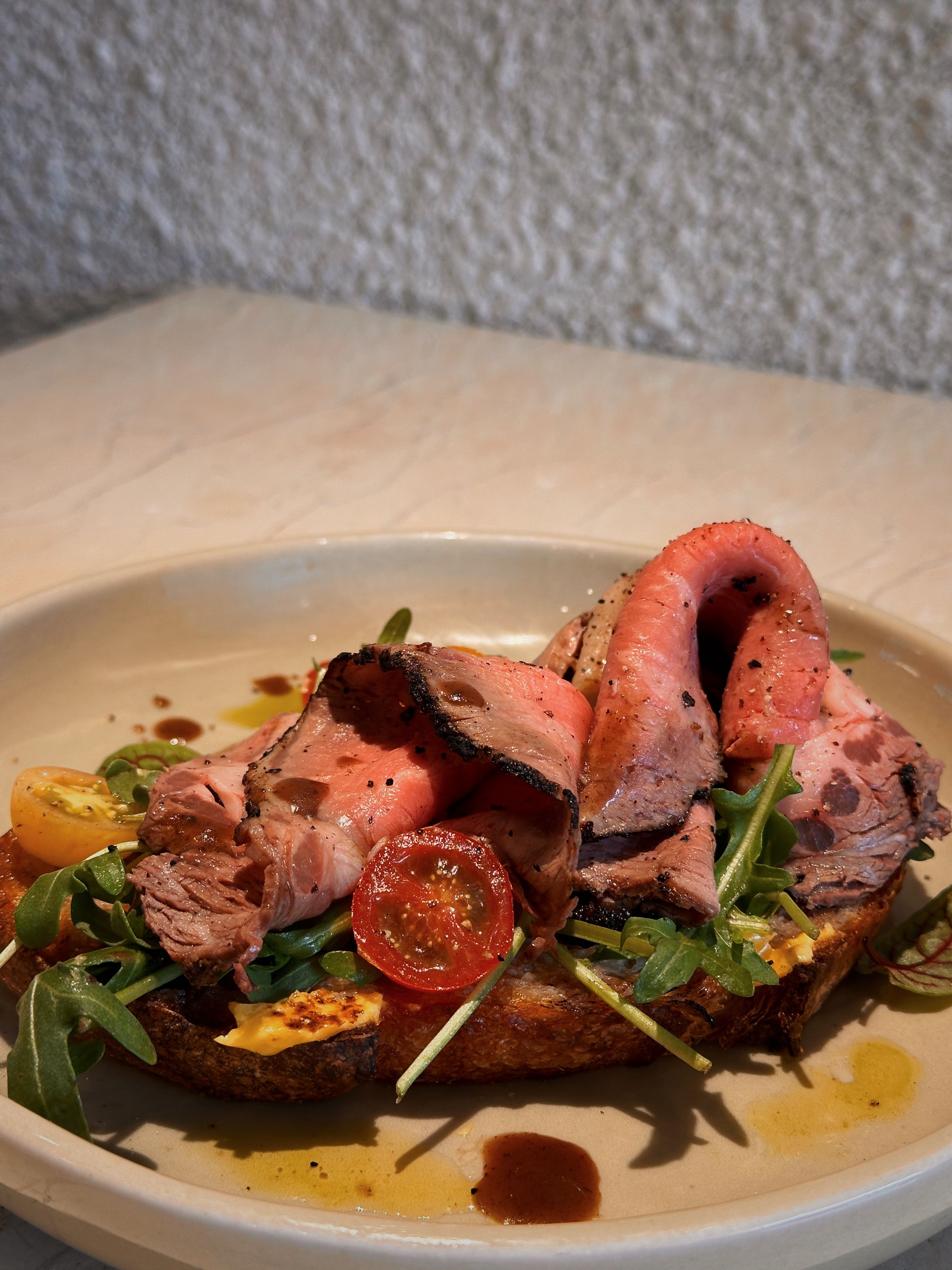 Dark Roasted Ribeye Toast