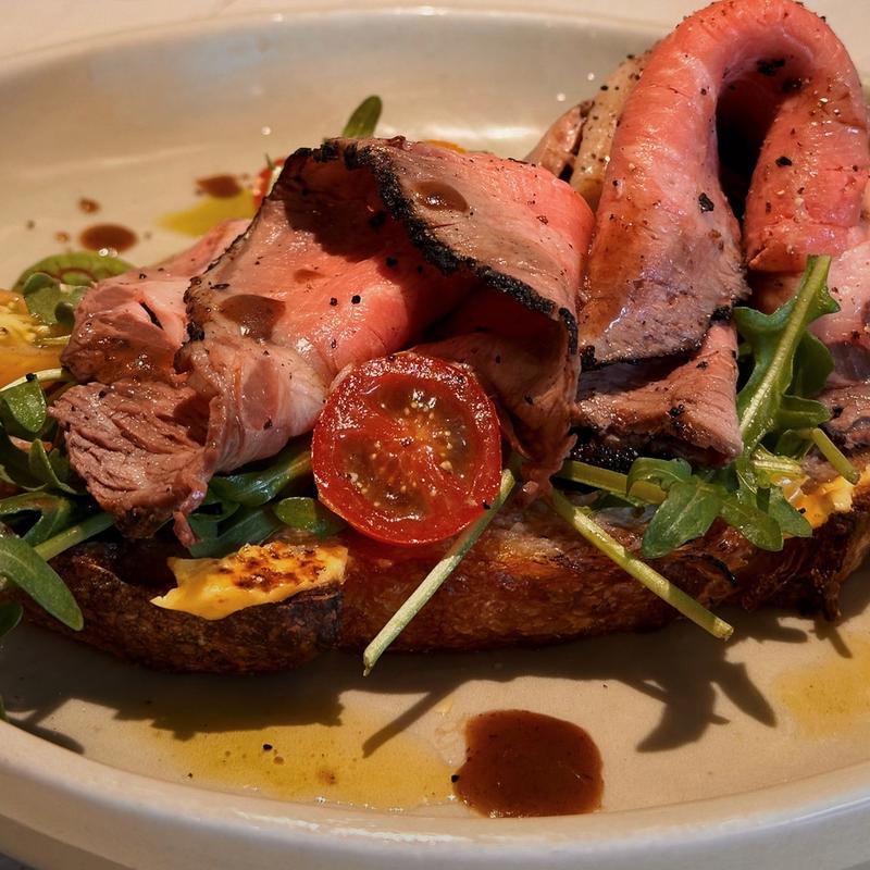Dark Roasted Ribeye Toast