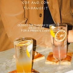 Coffee Rave Party: RUNTOTHESUN CLUB AT COF AND COW