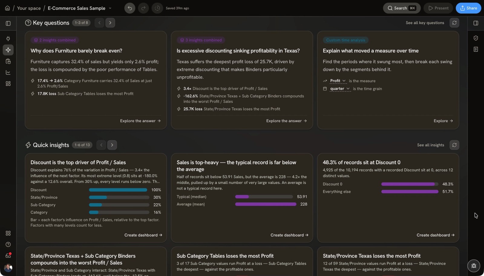 Understand your data in seconds, not days.