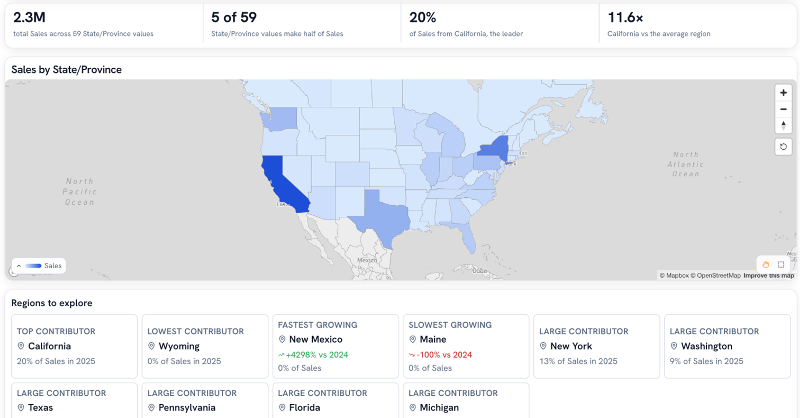 See where the business actually lives