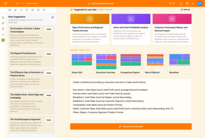 Golden Analytics — AI on your terms