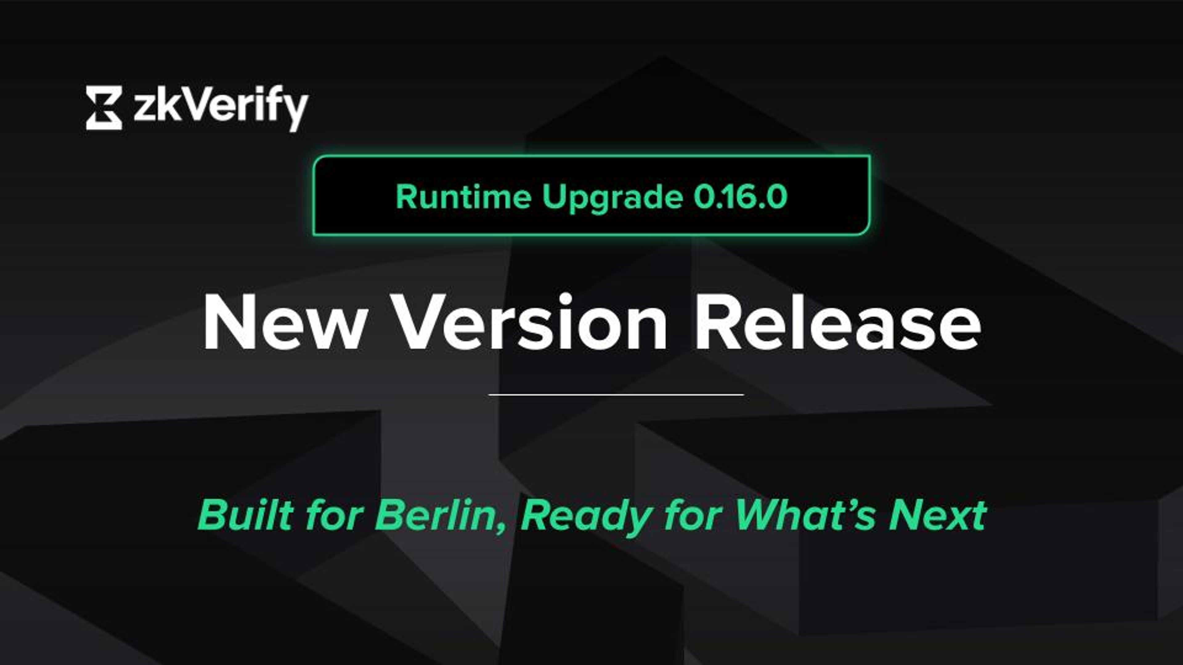 a new version release is built for berlin , ready for what 's next .