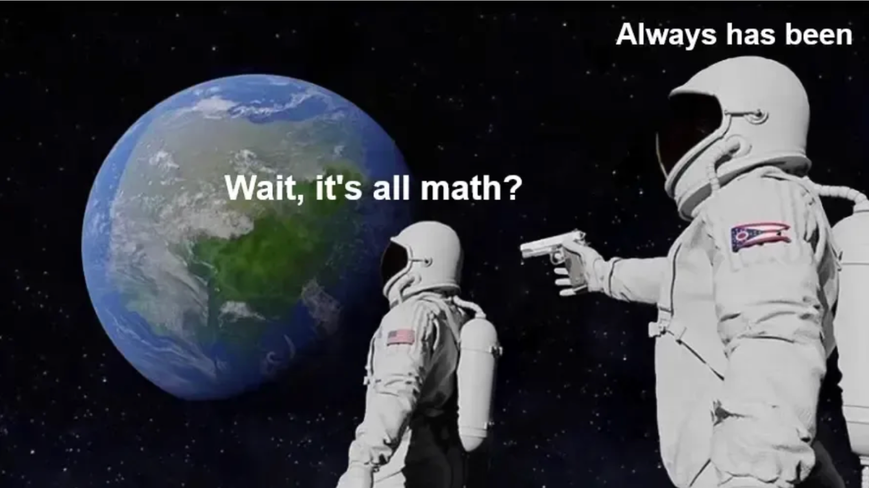meme of astronauts looking at Earth