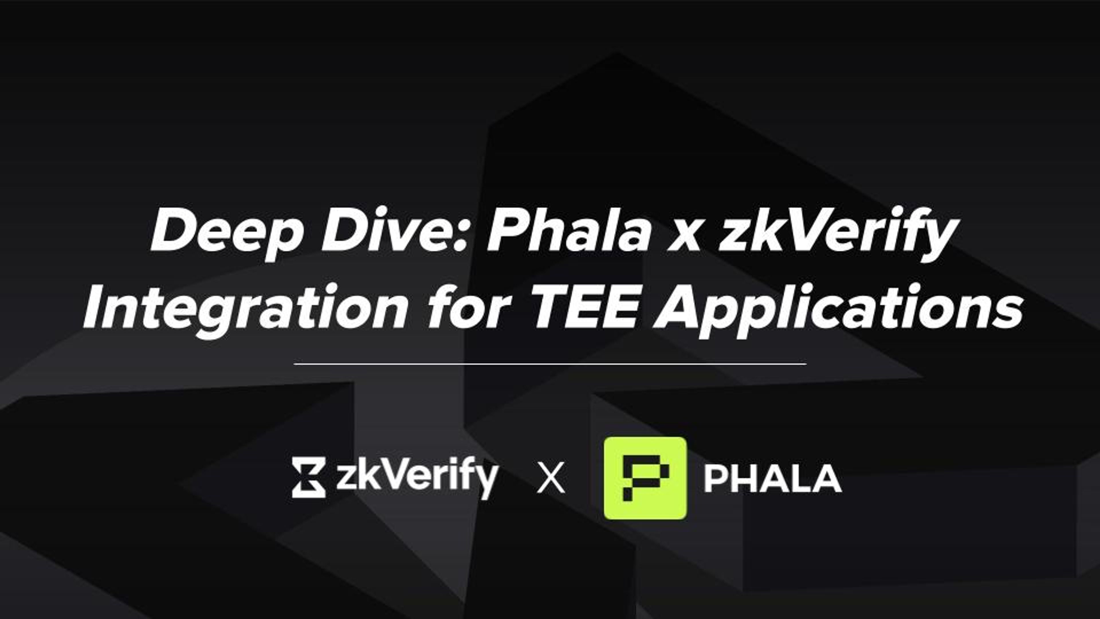 deep dive : phala x zk verify integration for tee applications
