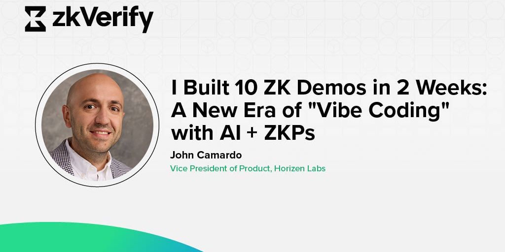 i built 10 zk demos in 2 weeks : a new era of " vibe coding " with al + zkps