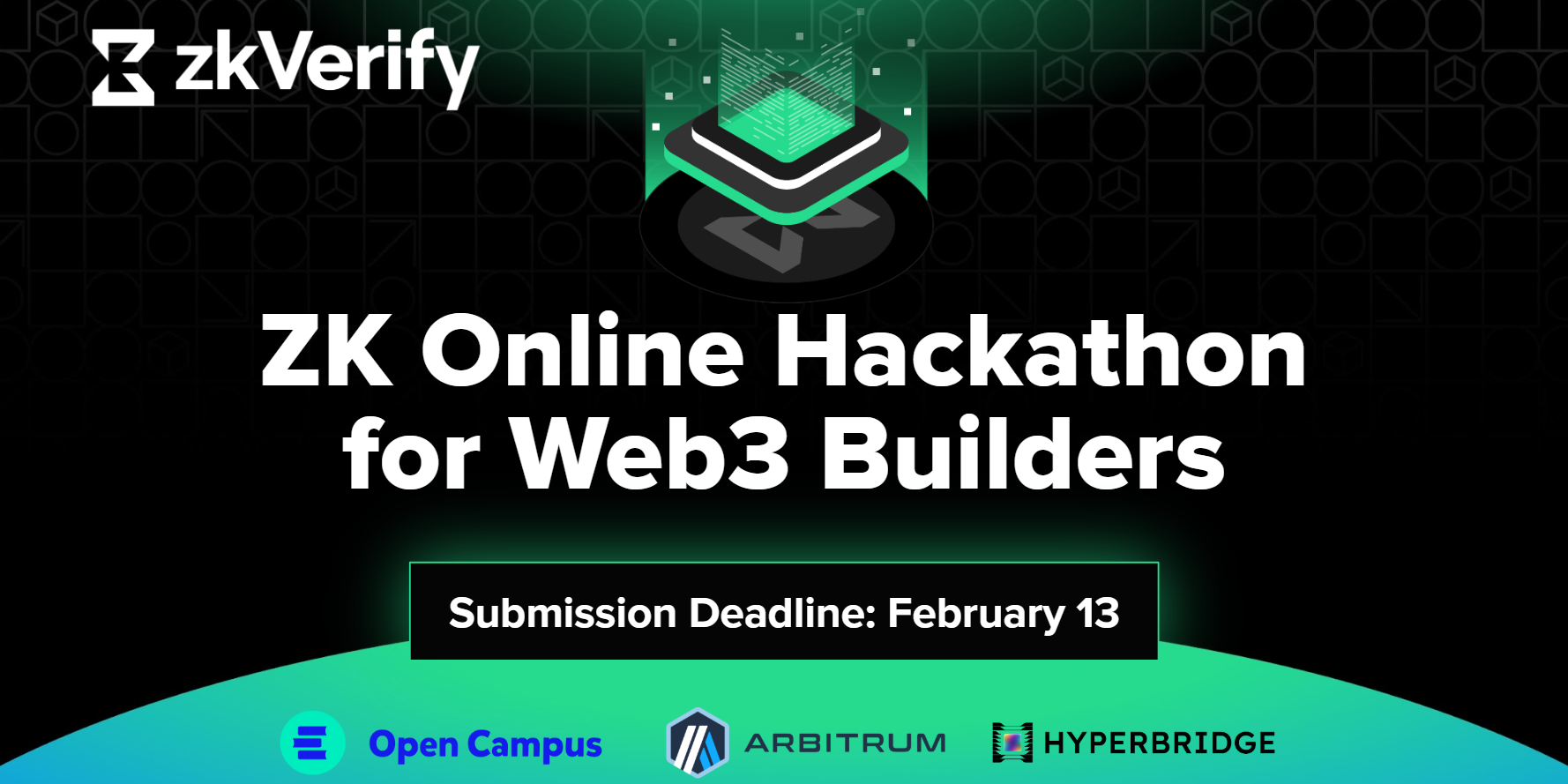 a poster for the zk online hackathon for web3 builders .