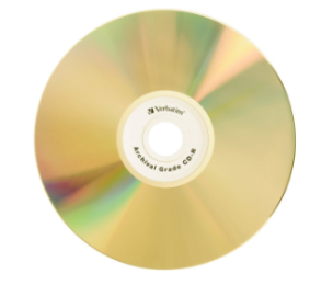 a verbatim archival grade cd on a white background