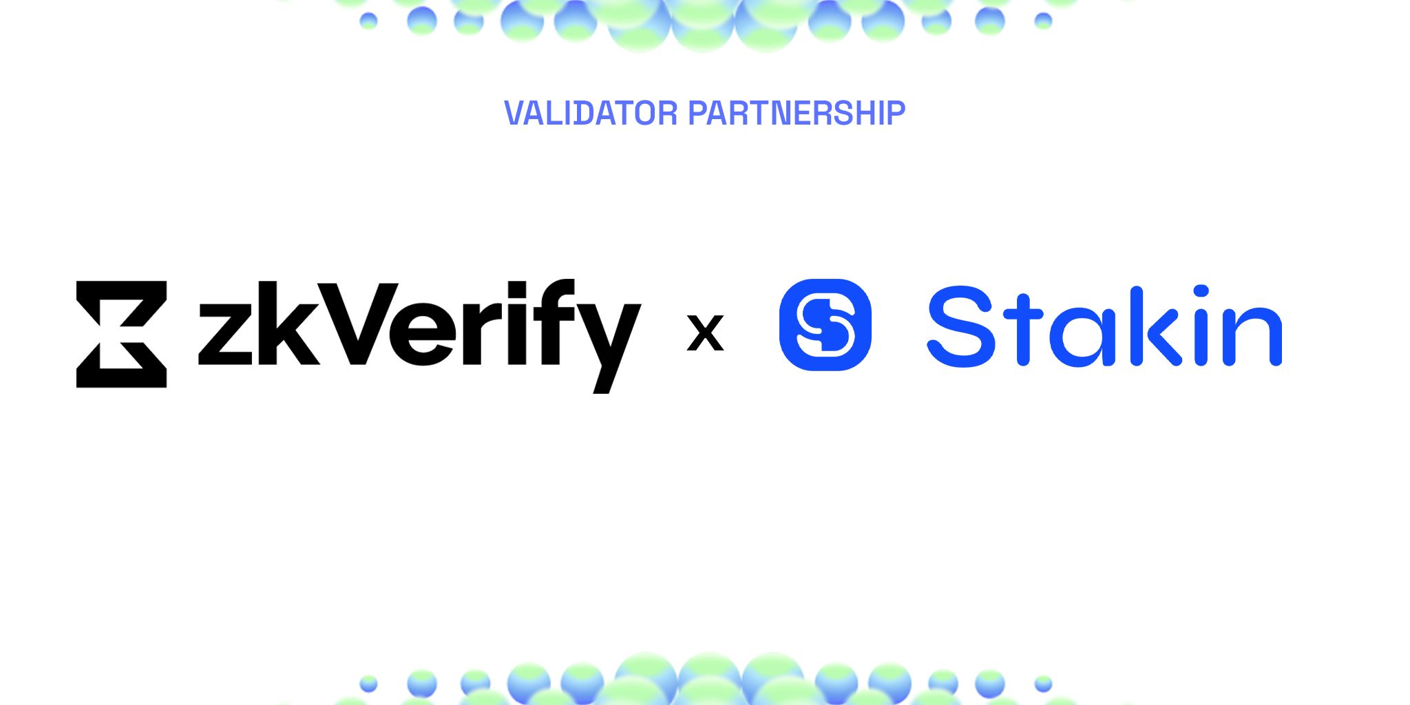 zkVerify and Stakin validator partnership.
