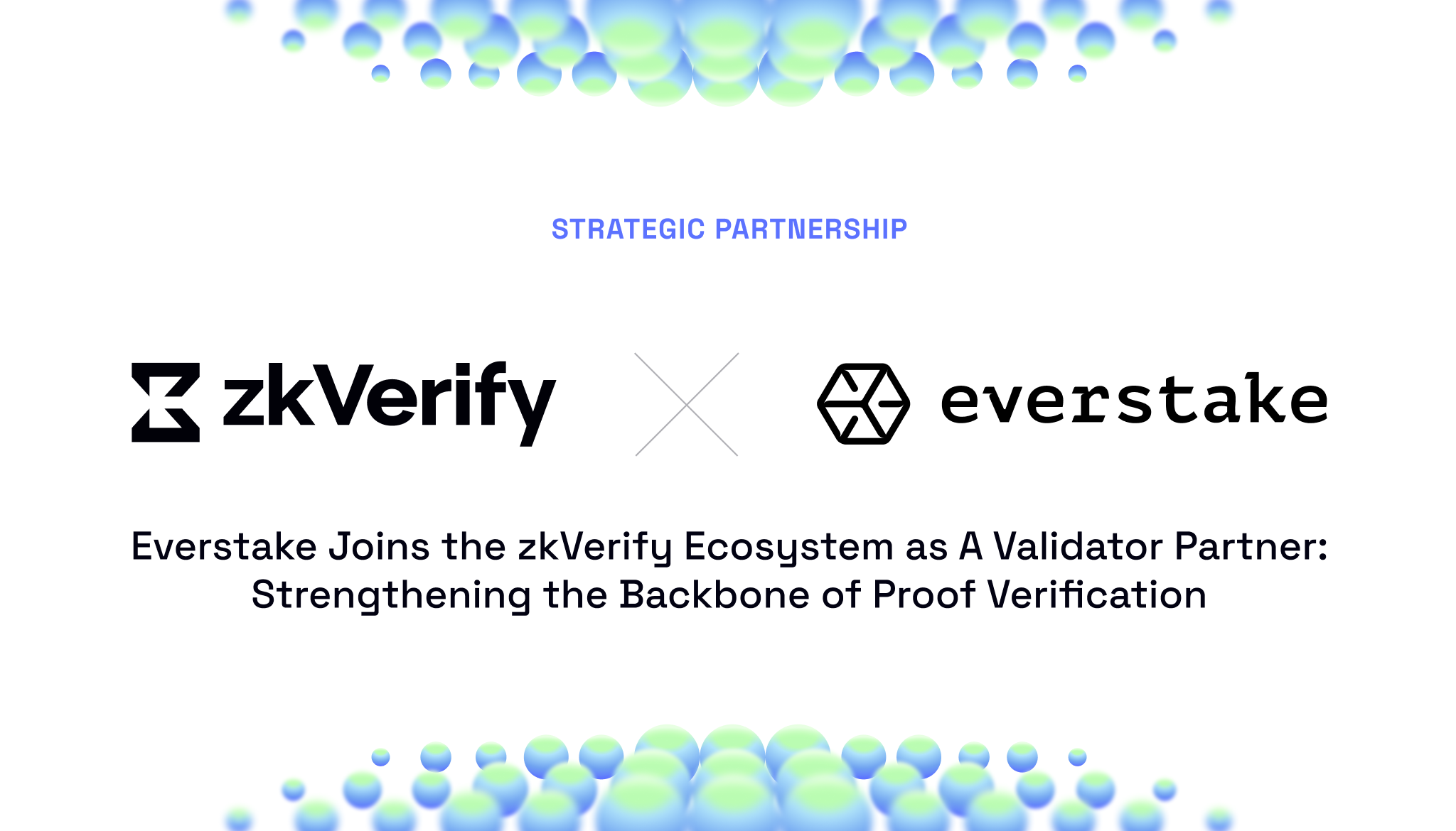 a strategic partnership between zkverify and everstake